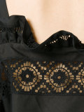 flora cut-out details blouse