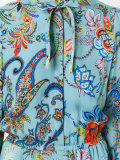 floral print flared dress