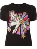 'pin up' print T-shirt