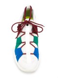 lace-up and buckle sneakers