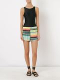 striped shorts
