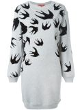 'Swallow' sweatshirt dress 