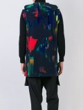 sleeveless hooded coat
