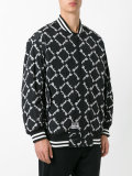 square latin bomber jacket 