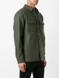 buttoned shirt jacket
