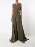 flared maxi dress