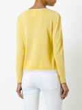 contrast trim sweatshirt 