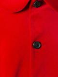 buttoned mid coat