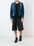 侧条纹短裤