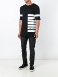striped detail T-shirt 