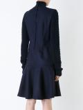 'Knit Sleeve Flare'连衣裙