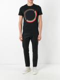 circle print T-shirt