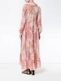 'Winsome' ruffle robe dress