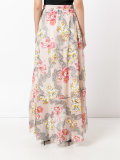 long floral patterned skirt