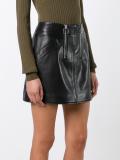 zipped detailing A-line skirt