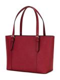 striped trim tote 
