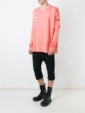 cut-out longsleeved T-shirt