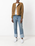 perforated trim jacket 