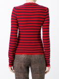 round neck striped jumper