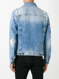 distressed denim jacket
