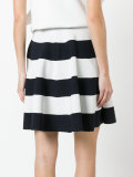 horizontal stripe skirt