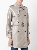 double-breasted trench coat