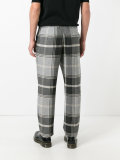 plaid tailored trousers