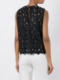 cut-out leaves tank top