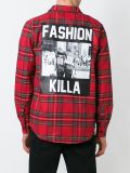 'Fashion Killa'格纹衬衫