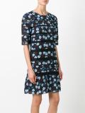 floral print flared dress