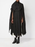 single sleeve draped cape