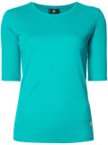 three-quarter sleeve top