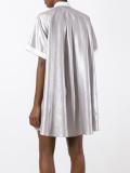 metallic effect dress