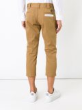 slim fit cropped trousers
