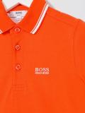 embroidered logo polo shirt