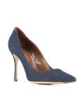 denim stiletto pumps