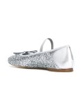 glitter strap ballerina shoes 