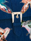 birds print shoulder bag 