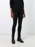 ribbed paneling leggings