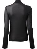 'Amsterdam' sheer turtleneck top