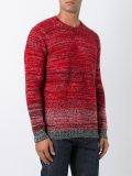 mouline crew neck jumper