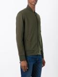 sleeve pocket bomber jacket