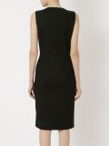 V-neck midi dress