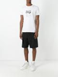 stylised patch T-shirt