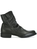 crease effect ankle boots
