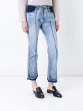 cropped bootcut jeans
