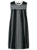 geometric pattern shift dress