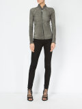 high neck zipped jacket