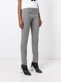 houndstooth pattern trousers