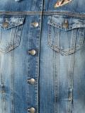 bird patches denim jacket